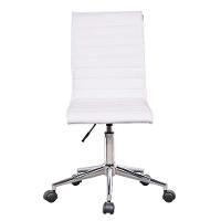 Cadeira de Escritório Secretária Giratória Marilyn Branca - 5