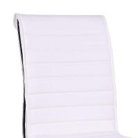 Cadeira de Escritório Secretária Giratória Marilyn Branca - 9