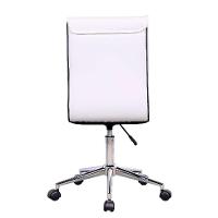 Conjunto com 2 Cadeiras de Escritório Secretária Giratórias Marilyn Branco - 7