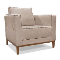 Poltrona Potenza Linho Areia - 1