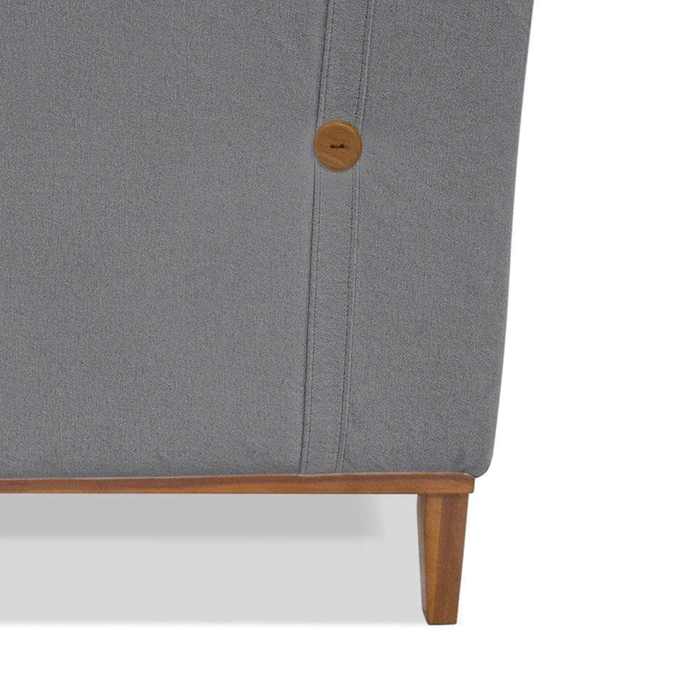 Poltrona Potenza Linho Cinza - 8