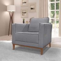 Poltrona Potenza Linho Cinza - 2