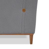 Poltrona Potenza Linho Cinza - 8