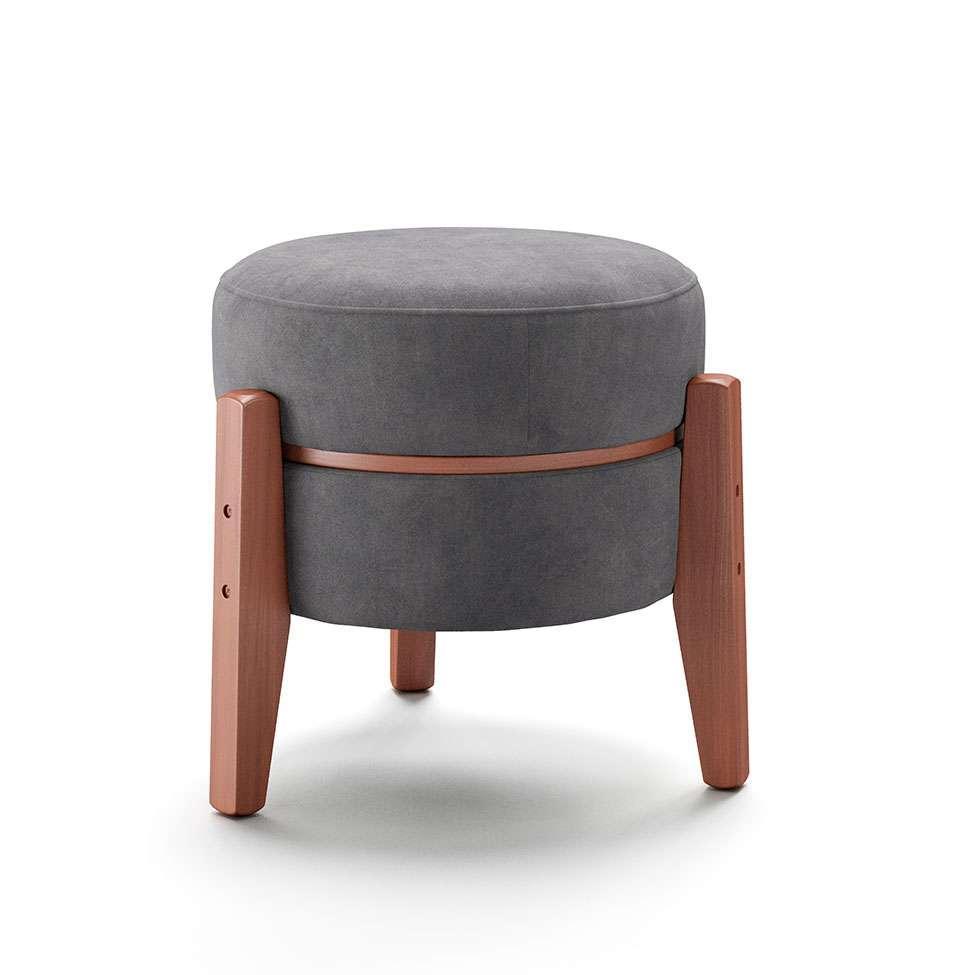 Puff Frapê Suede Grafite 47 cm - 8