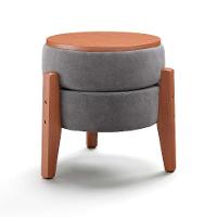 Puff Frapê Suede Grafite 47 cm - 2