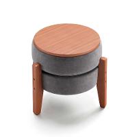 Puff Frapê Suede Grafite 47 cm