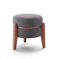 Puff Frapê Suede Grafite 47 cm - 8
