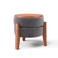 Puff Frapê Suede Grafite 47 cm - 10