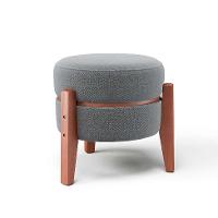 Puff Frapê Linho Cinza 47 cm - 5