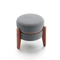 Puff Frapê Linho Cinza 47 cm - 10