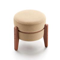 Puff Frapê Linho Bege 47 cm - 7