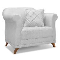 Poltrona Abruzzo Linho Grigio - 1