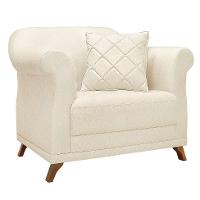 Poltrona Abruzzo Linho Natural - 1