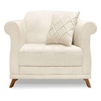 Poltrona Abruzzo Linho Natural - 5