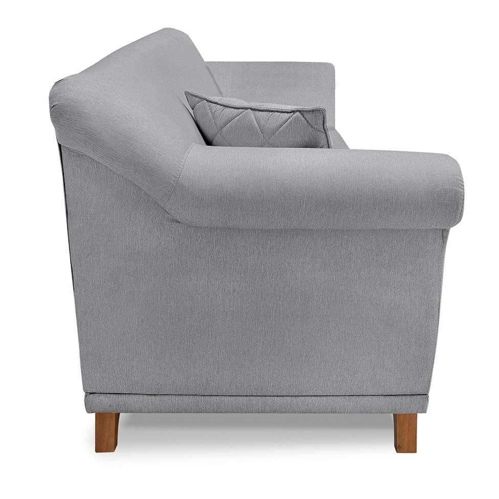 Poltrona Abruzzo Linho Cinza - 6