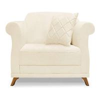 Poltrona Abruzzo Linho Pérola - 5