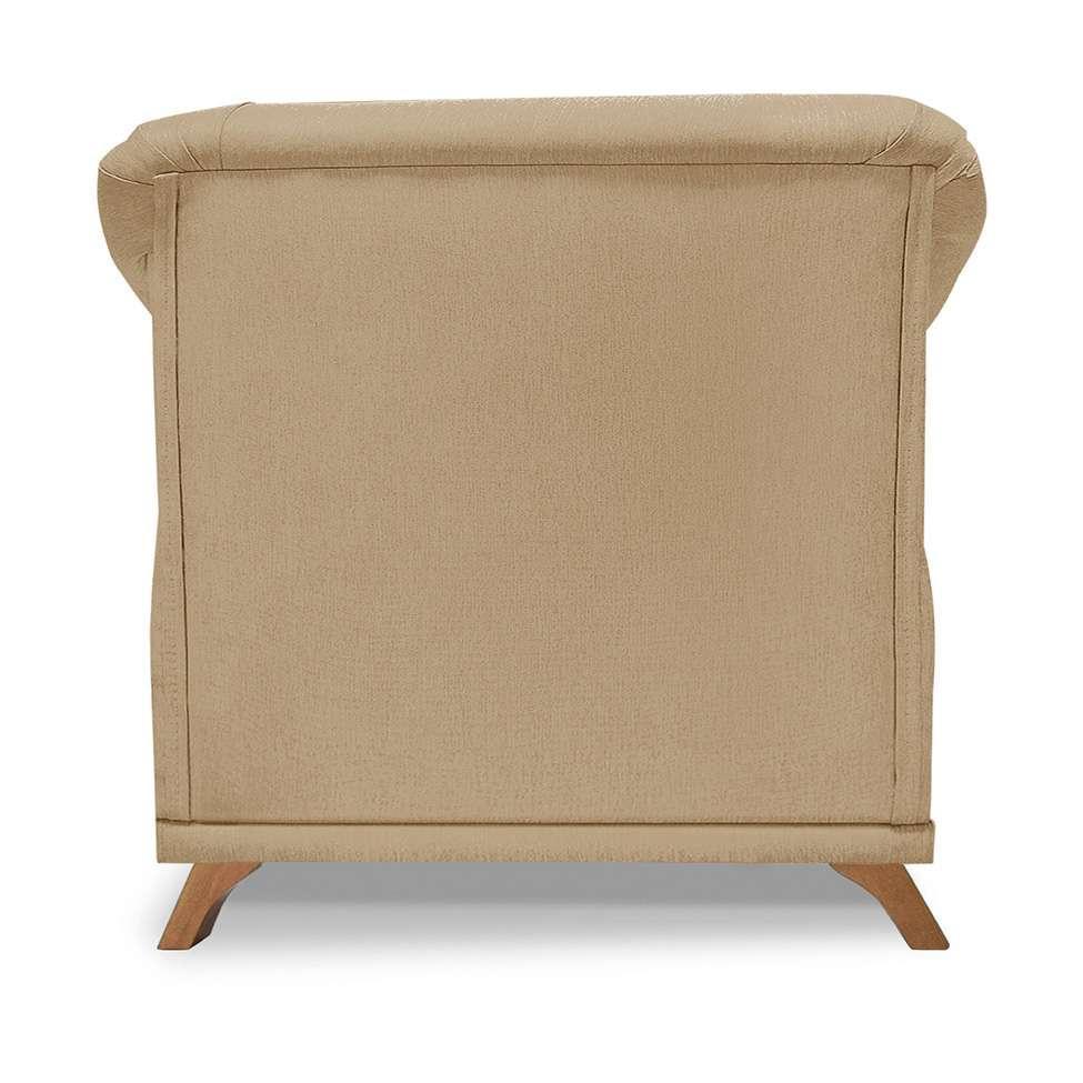 Poltrona Abruzzo Linho Dourada - 7