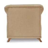 Poltrona Abruzzo Linho Dourada - 7