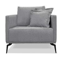 Poltrona Lazio Linho Cinza - 5