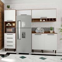 Cozinha Compacta Evolution 5 PT 4 GV Branco e Tannat - 1