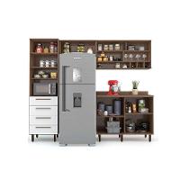Cozinha Compacta Evolution 5 PT 4 GV Branco e Tannat - 4