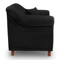 Poltrona Abruzzo Suede Preta - 6