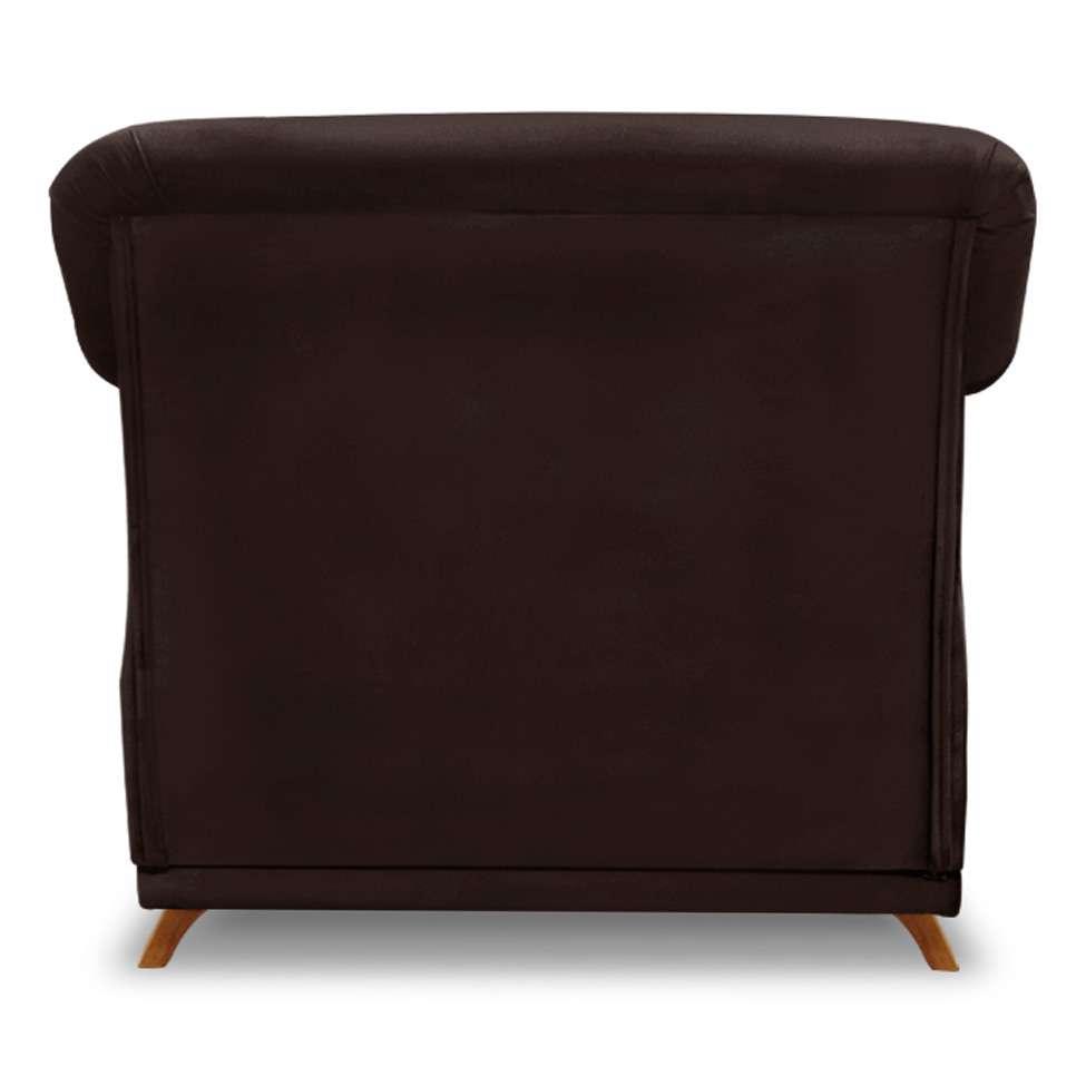 Poltrona Abruzzo Suede Café - 7