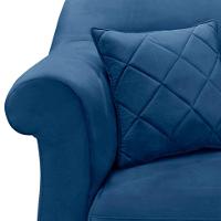 Poltrona Abruzzo Suede Azul Marinho - 8