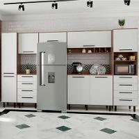 Cozinha Compacta Evolution 8 PT 8 GV Branco e Tannat - 1