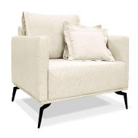 Poltrona Lazio Linho Natural - 1