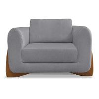 Poltrona Yves Linho Cinza - 5