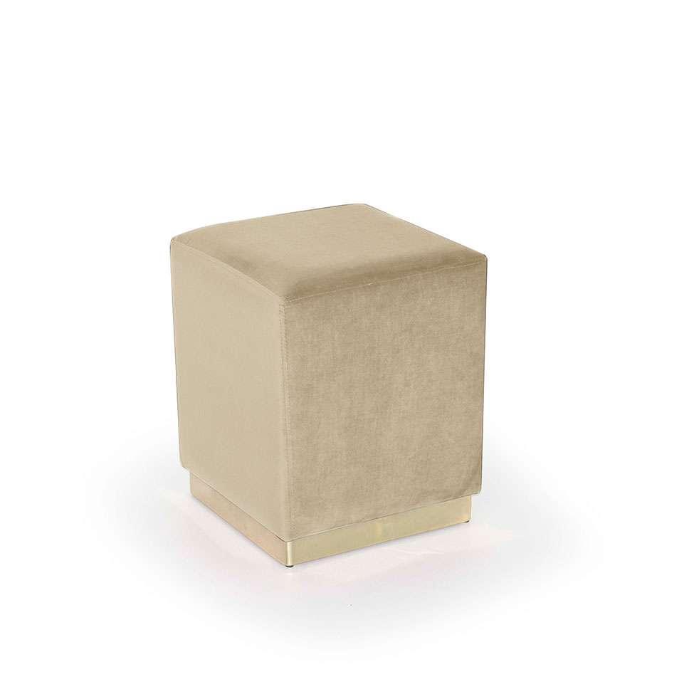 Puff Diks Veludo Creme - 1