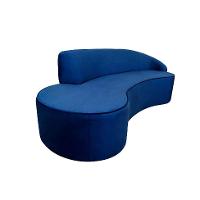 Sofá 3 Lugares Mezzo I Veludo Royal - 1