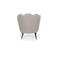 Poltrona Ariel Pé Palito Linho Aveia e Preta - 6