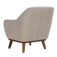 Poltrona Paloma Linho Aveia e Castanho - 5