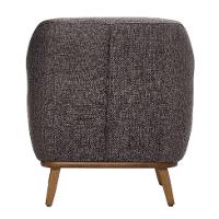 Poltrona Paloma Linho Mescla Marrom e Castanho - 6