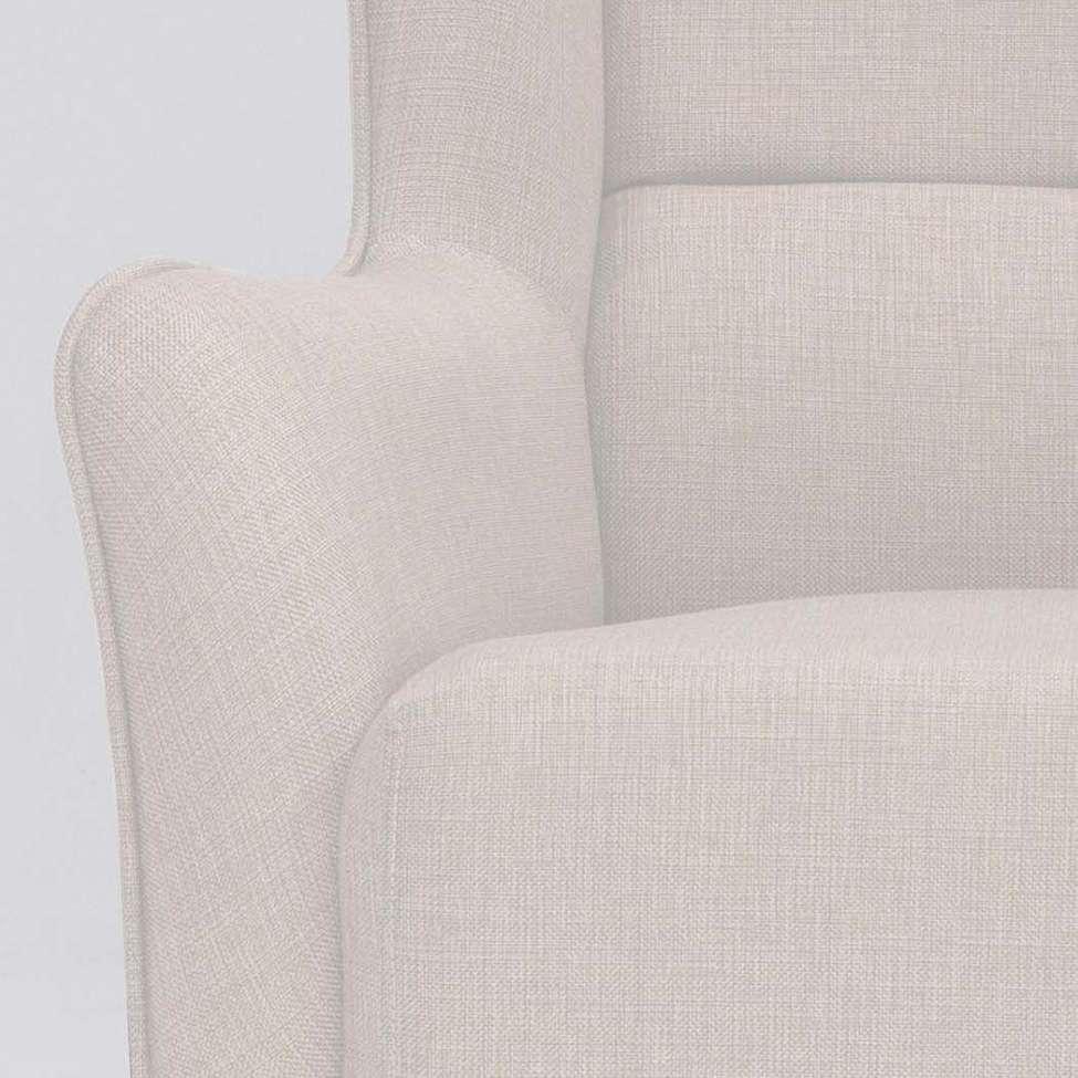 Poltrona Milena Linho Pérola e Madeira - 6