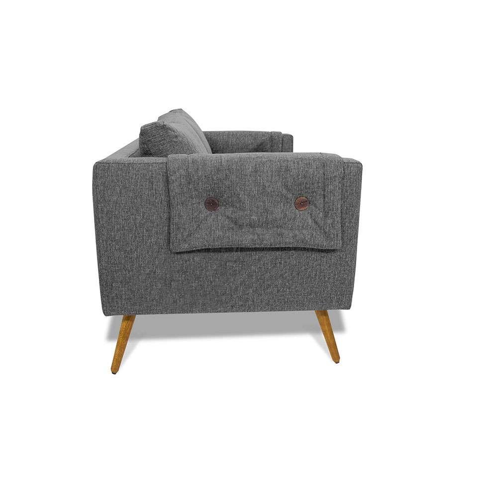 Namoradeira Liv Linho Mescla Chumbo - 4