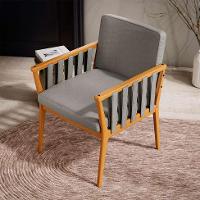 Poltrona Chicago Linho Cimento