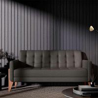 Sofá 3 Lugares Brooklin Linho Mescla 230 cm