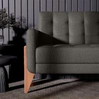 Sofá 3 Lugares Brooklin Linho Mescla 230 cm - 7