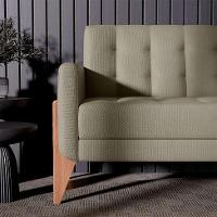 Sofá 3 Lugares Brooklin Linho Areia 230 cm - 8