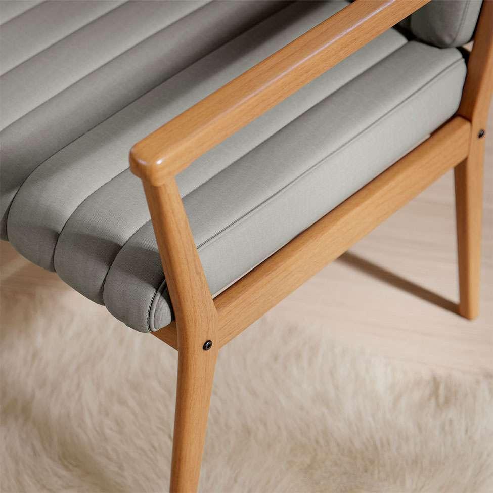 Poltrona Miami Linho Cimento - 5