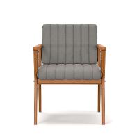 Poltrona Miami Linho Cimento