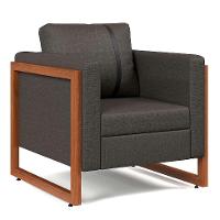 Poltrona Lin Linho Cinza - 2