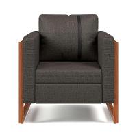 Poltrona Lin Linho Cinza