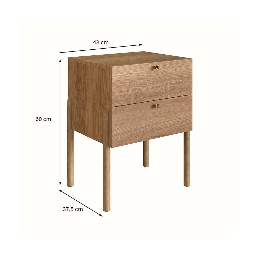 Mesa de Cabeceira Oslo 2 GV Hanover - 3