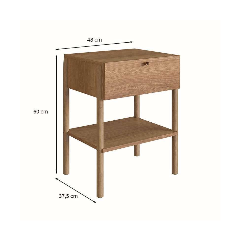 Mesa de Cabeceira Oslo 1 GV Hanover - 3