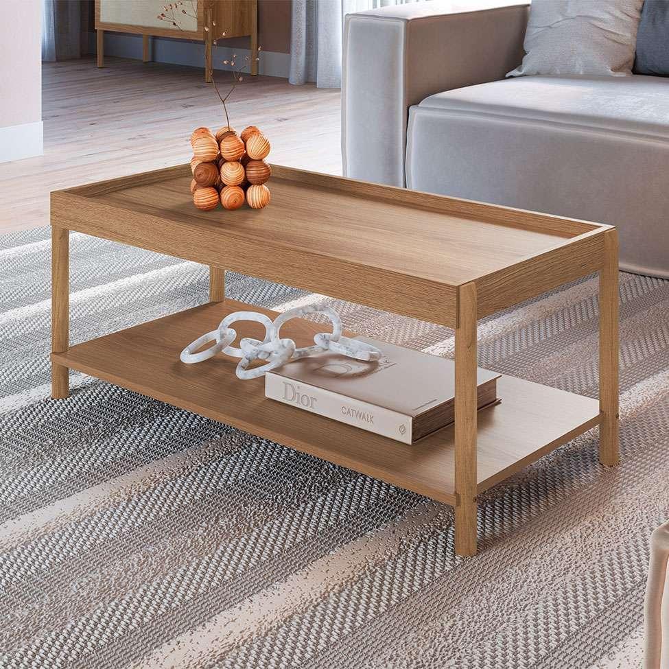 Mesa de Centro Retangular Oslo Hanover - 1