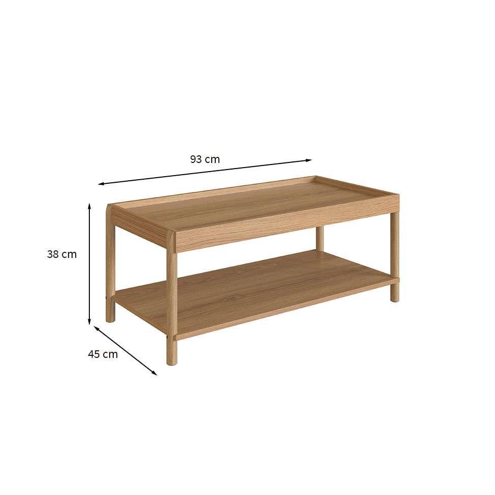 Mesa de Centro Retangular Oslo Hanover - 3